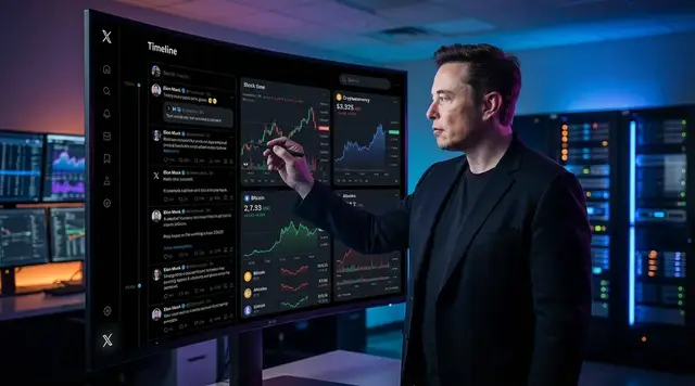 Elon Musk's X Integrates Stock and Crypto Trading Directly into Timeline
